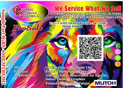 ProSolv Matte 6 MIL Removeable 54"x100'